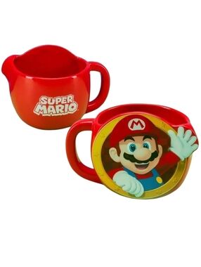 2019 Super Mario Bros Large Red Mug Paladone Nintendo Gaming
